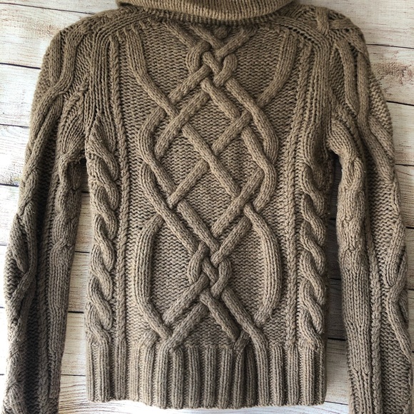 J Crew Cable Knit Button Sweater Size XS - Picture 4 of 5